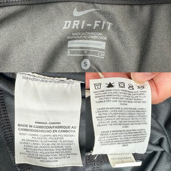 Nike Mirror Mesh Relay tights running athletic workout tights womens sz Small - Picture 10 of 13